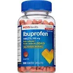 CVS Health 200 mg Coated Tablets Ibuprofen Pain Reliever Fever Reducer