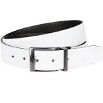 Nike Men's Textured Reversible Belt - Black White - Size 36