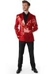 Suitmeister Sequins Red Men&#039;s Blazer