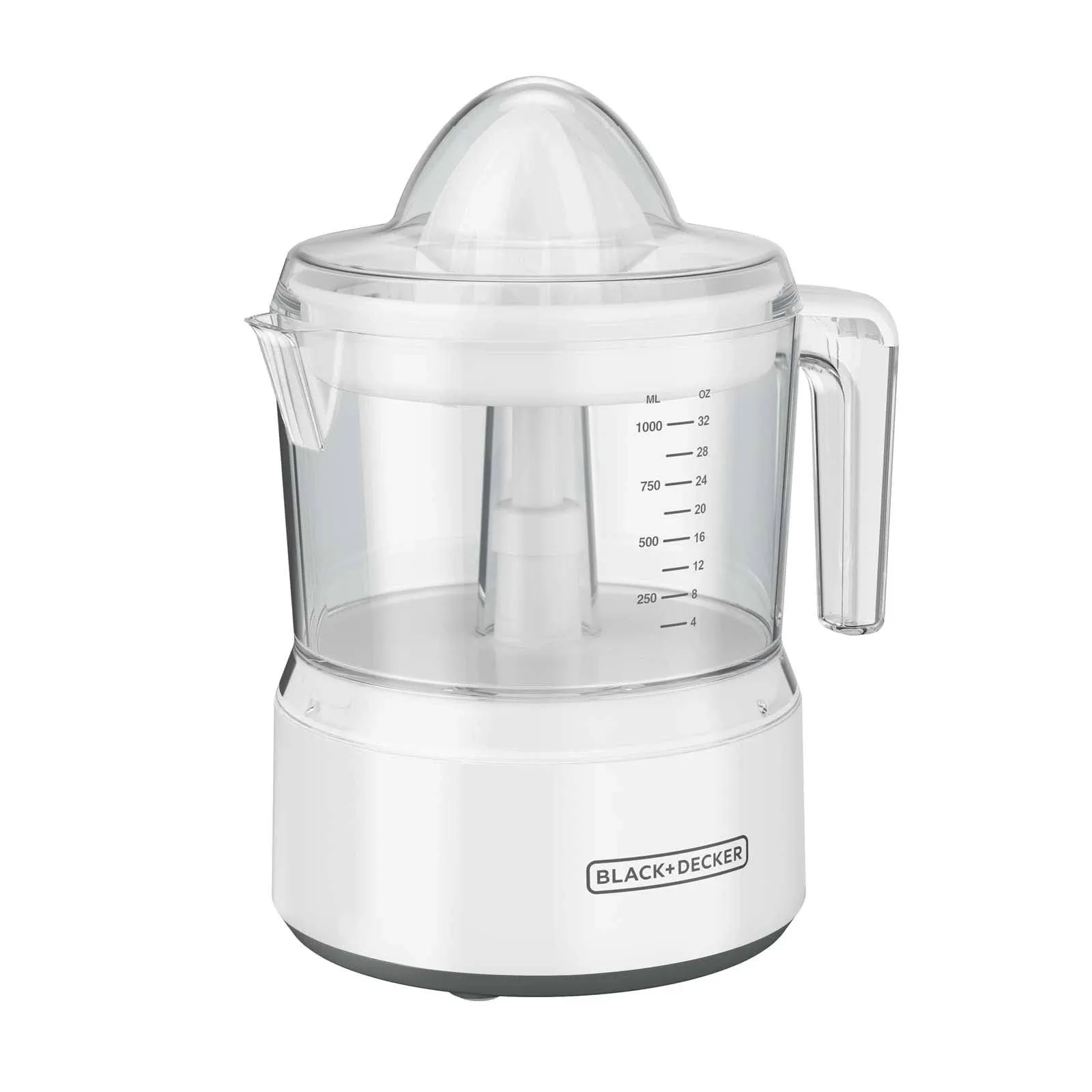 BLACK+DECKER 32oz Citrus Juicer, White, CJ650W, Small