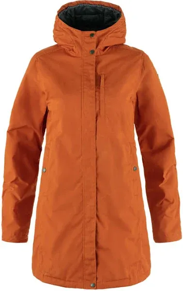 Fjallraven Kiruna Padded Parka Women&#039;s Winter Jacket, Port, Small