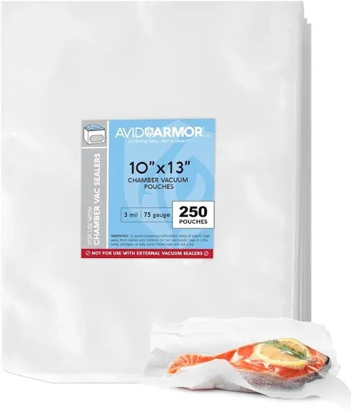 Chamber Vacuum Sealer Bags – Heavy Duty, BPA-Free, Pre-Cut Chamber Vacuum Bag...