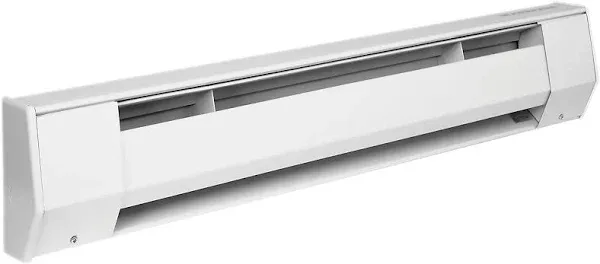 King Electric K Series 120 Volt Electric Baseboard Heater - 1500 Watt, White (6K