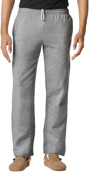 Gildan Men's Heavy Blend Open-Bottom Sweatpants with Pockets