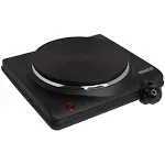 IMUSA Single Electric Hot Plate, Black Single, 