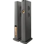 KEF Titanium Grey LS60 Wireless HiFi Speakers (Pair)