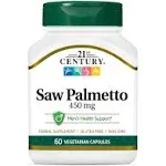 21st Century Saw Palmetto Extract, Standardized, Vegetarian Capsules - 60 capsules