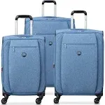 Rami 3-Piece Expandable Luggage Set (CO/M/L) Light Blue