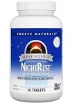 Source Naturals NightRest with Melatonin - 50 Tablets