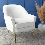 Safavieh Rodrik Accent Chair - White