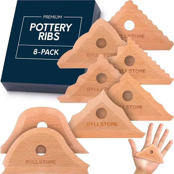 Byllstore Triangle Pottery Ribs & Trimming Tools