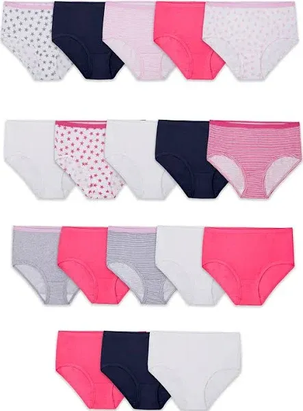 Fruit of the Loom Girls' Cotton Brief Underwear