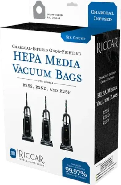 Riccar R25 HEPA Media Bags