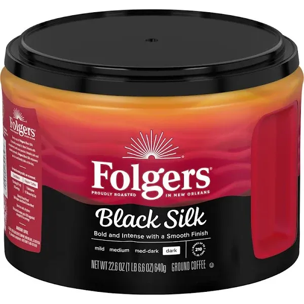 Folgers Black Silk Ground Coffee