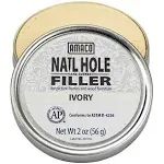 Amaco Nail Hole Filler 2oz. Tin Ivory