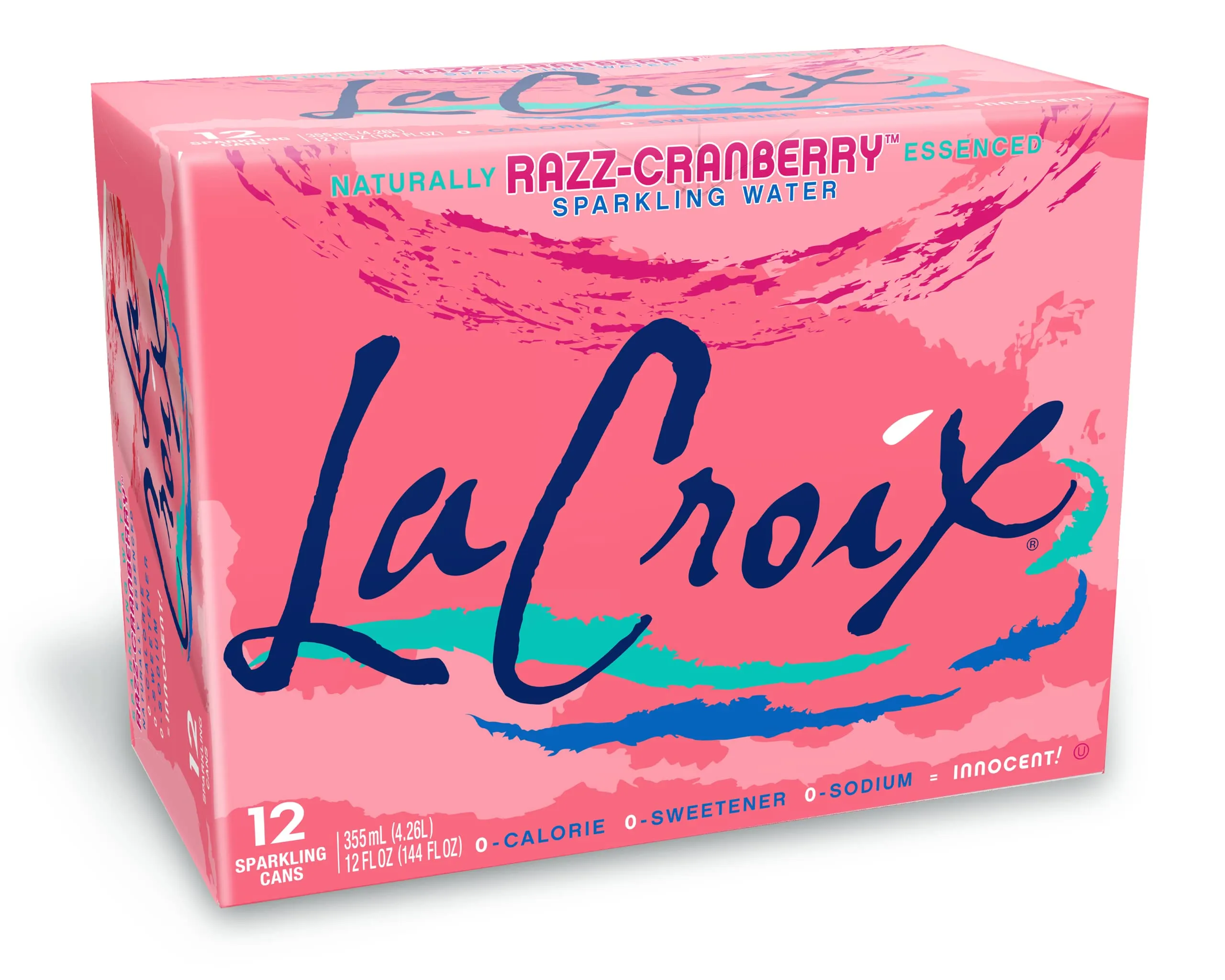 La Croix Sparkling Water Cran-Raspberry 12 oz Can (Pack of 12)