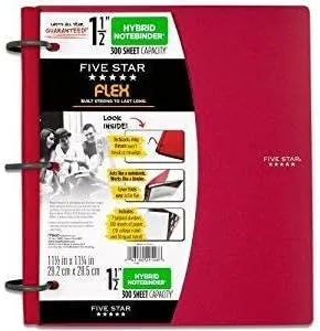 Five Star Flex Hybrid NoteBinder