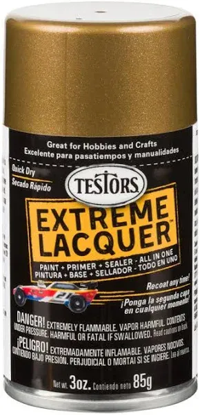 Testors 1847MT 3 oz. Lacquer Spray Gloss Paint, Bronze