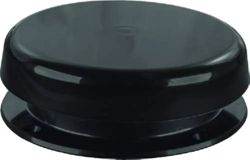 Jr Products Mushroom Style,roof Vent Black 02-29115