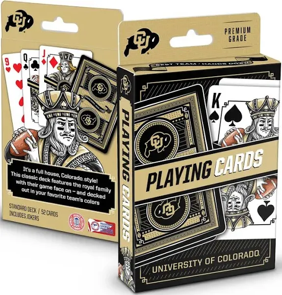 YouTheFan NCAA Colorado Buffaloes Classic Series Playing Cards