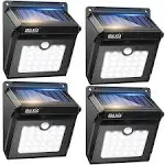 Baxia Technology Solar Lights Outdoor,Wireless 28 LED Solar Motion Sensor Lights