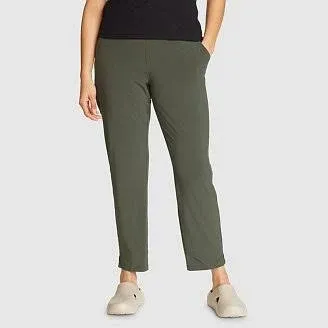 Eddie Bauer Women&#039;s Departure Traveler UPF 50+ Ankle Pants, Green XXL