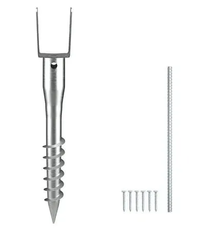 VEVOR No Dig Ground Anchor DIY Screw in Post Stake