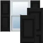 Ekena Millwork Lifetime Vinyl LP2S14X06300BL Standard Two Equal Panel Vinyls