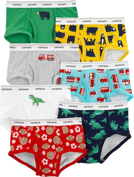 Carter's Little Boys' 7-Pack Cotton Briefs (Toddler/Kid)