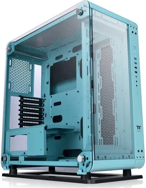 Thermaltake The Core P6 TG Turquoise Edition transformable ATX Mid Tower Fully Modular Computer Case with Tt LCS Certification CA-1V2-00MBWN-00