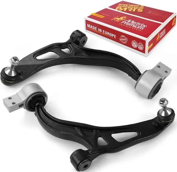 Metrix Premium Chassis Parts - Front Left & Right Lower Control Arm w Ball Joint & Bushing Assembly Kit Fits 11-19 Ford Explorer, 13-19 Police Interceptor Utility, RK622216, RK622215, Made in Europe