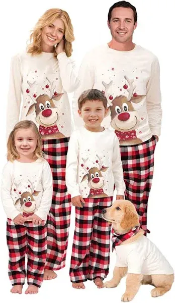 Family Christmas Pjs Matching Sets Baby Christmas Matching Jammies for Adults...