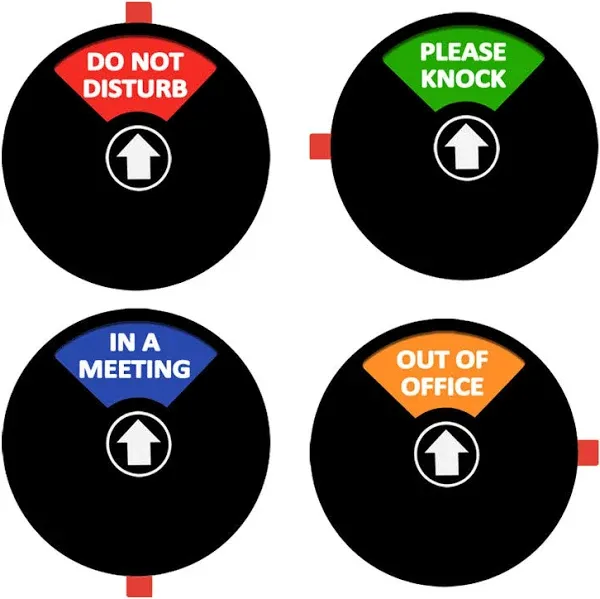 Do Not Disturb Door Sign - Great for Offices, Conference Rooms or Any Room That 