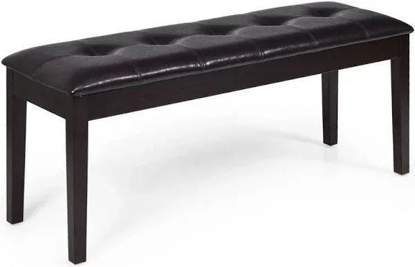 Upholstered Dining Bench w/Padded Seat for Kitchen Bedroom Entryway