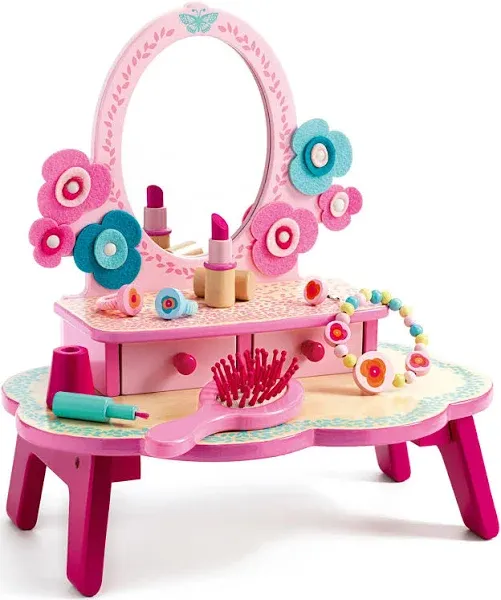 DJECO Role Play Flora Dressing Table