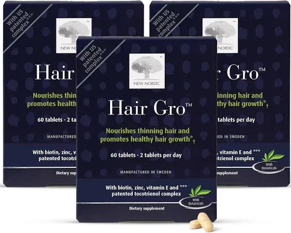 New Nordic Hair Gro Hair Growth Supplement