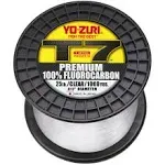 Yo-Zuri T7 25lb CL 1000yd T-7 Premium Fluorocarbon 25lb 1000yd Clear