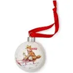 Wrendale Bauble - Sleigh Ride Fox