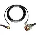 Proxicast 15 ft SMA Male to N Male Premium 240 Series Low-Loss Coax Cable (50 Ohm) for 4G LTE, 5G Modems/Routers, Ham, ADS-B, GPS to Antenna or Surge Arrester Use (Not for TV or WiFi) (ANT-140-020-15)