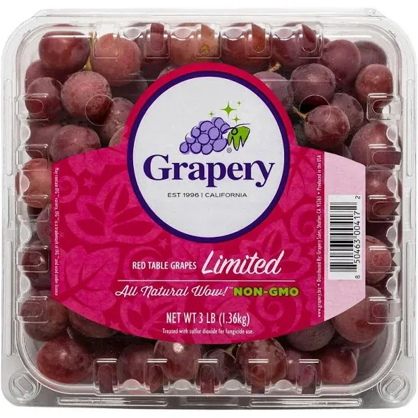 Red Seedless Clamshell Grapes