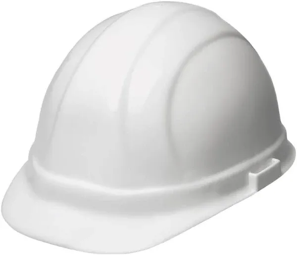 ERB Omega II Full Brim Hard Hats With Pin-Lock Suspensions Yellow