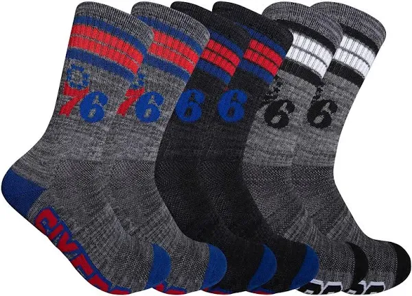 Ultra Game Boys' Youth Training Cotton Crew Socks