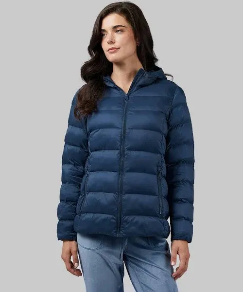 32 Degrees Women's Lightweight Packable Hooded Jacket