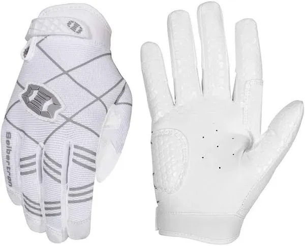 Seibertron B-A-R PRO 2.0 Signature Baseball/Softball Batting Gloves Super Grip Finger Fit for Adult and Youth