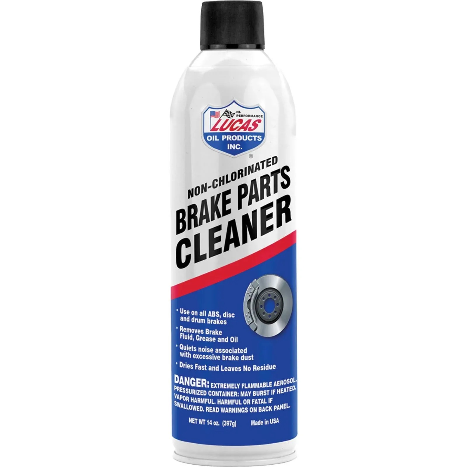 Lucas Oil Brake Parts Cleaner 14oz