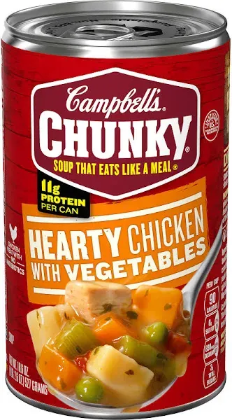 Campbell's Chunky Hearty Chicken with Vegetables Soup