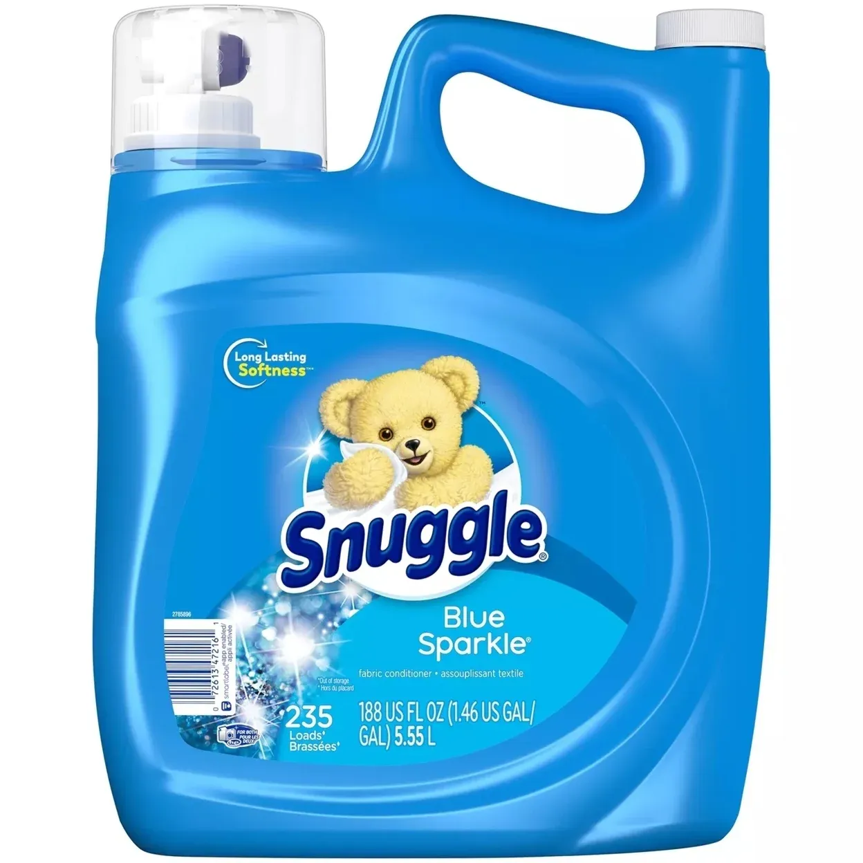 Blue Sparkle Snuggle Liquid Fabric Softener