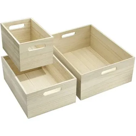 Sorbus Wooden Box Pantry Cabinet Organizer