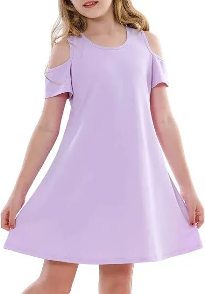 Stelle Girls Skater Twirly Stretch A-Line Kneelength Dress