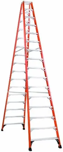 Louisville 16' Fiberglass Twin Stepladder FM1416HD